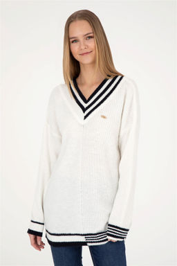 Женский кремовый свитер - U.s. polo assn фото 3