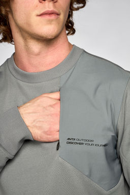 Свитшот Серый - Anta фото 5