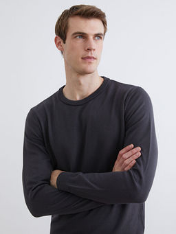 Bisiklet Yaka Basic Erkek Triko Kazak