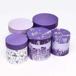 Набор шляпных коробок 5 в1 Вдохновение, 20 х 20 - 15 х 15 см - Simaland фото 4