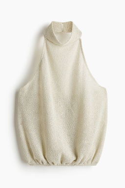 Top halter brillante