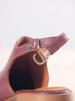 Босоножки 5133.23663be.Гнилая вишня+коричневый