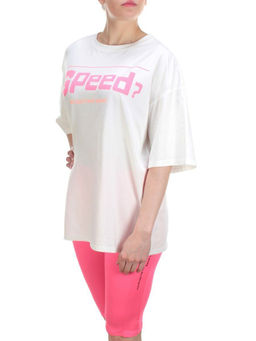 KD-795 WHITE/CRIMSON Костюм-двойка женский 7986 TREND
