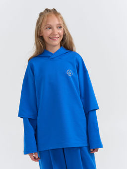 Худи оверсайз облегченное Электрик 7+ - Bungly фото 7