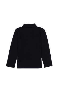 K_z _ocuk Siyah Polo Yaka Basic Sweatshirt Sepette S_rpriz _ndirim - U.s. polo assn фото 4