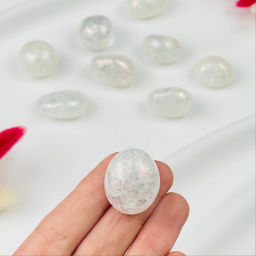 Галтовка из Горного Хрусталя (титан. покрытие)