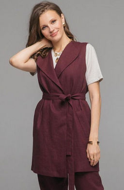 Жилет из 100% льна премиального качестваТаллин