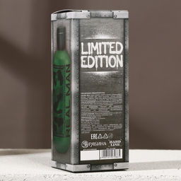 Гель для душа 23 Февраля, 300 мл, аромат сандала и бергамота, HARD LINE