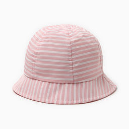Панама детская MINAKU «Полосатик», размер 46, розовая