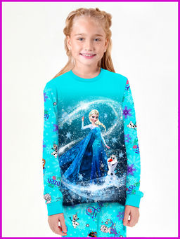 Пижама"Эльза",бирюзовый