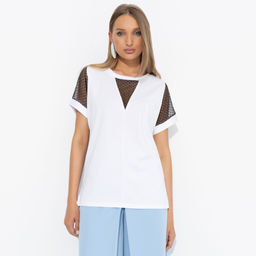 Футболка комбинированная, Всегда нарядна (extra)