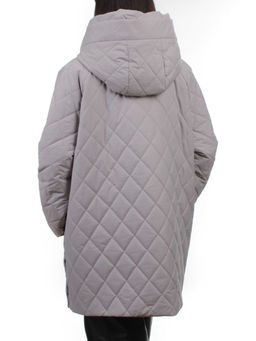 F-806 GRAY BEIGE Куртка демисезонная женская (100 гр. холлофайбер) - Fashion фото 8