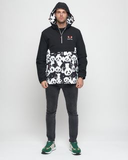 Куртка-анорак спортивная мужская белого цвета 88629Bl