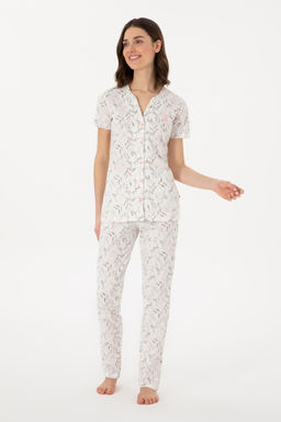 Kad_n Ekru Pijama Tak_m_ Sepette S_rpriz _ndirim - U.s. polo assn фото 4