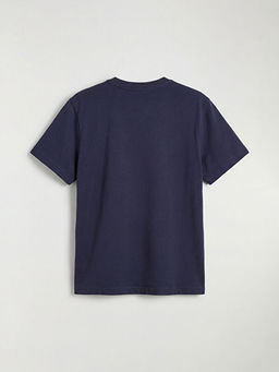 Yaz? Bask?l? Erkek ?ocuk Ti??rt