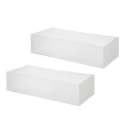 Набор коробов для хранения, 2 шт ES-31 Прозрачный - Вещицы фото 4