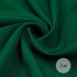 Ткань Габардин кач-во Фухуа 180 г/м? 100% полиэстер шир.150 см арт.TBY.Gbf.24102.S529 цв.S529 изумруд уп.3м