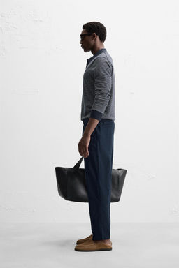 RELAXED FIT JOGGER WAIST TROUSERS - Zara фото 34