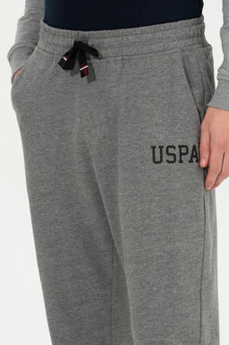 Мужские спортивные штаны антрацитового меланжа - U.s. polo assn фото 6