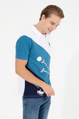 U. S. Polo Assn Мужская футболка-поло Petrol - U.s. polo assn фото 4