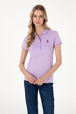 Kad_n Lila Basic Ti__rt Sepette S_rpriz _ndirim - U.s. polo assn фото 3
