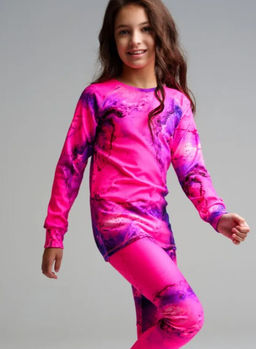 32321461 Термокомплект трикотажный для девочек: брюки, толстовка для эпизодического использования - Playtoday фото 3