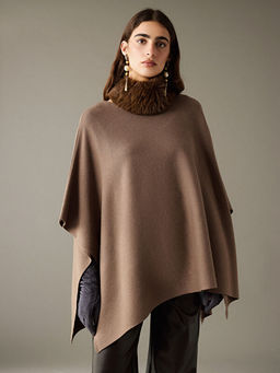 Bisiklet Yaka Oversize Kad?n Triko Pan?o