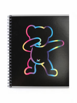 Тетрадь 80 листов, в клетку, на гребне Bear