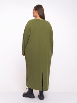 Платье с разрезом спереди PP57102GRN30 - Артесса фото 11