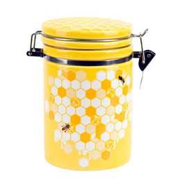 Банка для сыпучих продуктов (клипс) Honey 14,5*10*14,5см. v=630мл. (подарочная упаковка)