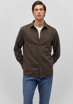 Kahverengi Gomlek - Mavi фото 2