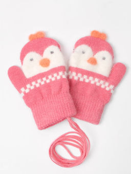 Варежки детские на шнурке Kim Lin  фото 2