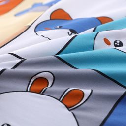 Комплект постельного белья на резинке Сатин Люкс KIDS 100% хлопок CDKR039 140*200*25/1.5 спальный/50-70 1 шт - Ситрейд фото 6