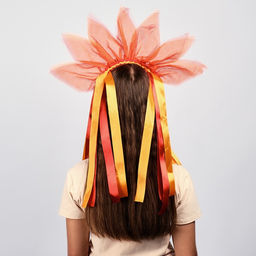 Карнавальный ободок «Лучистое солнце», красно-оранжевый