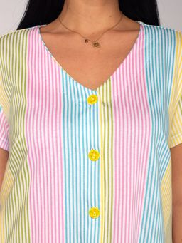 Халат женский кулирка МАЙЯ РАДУГА - Домтрик фото 3