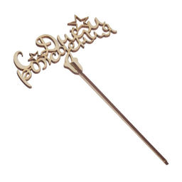 Цена за 5 шт. Топпер для торта «С днём рождения», МИКС