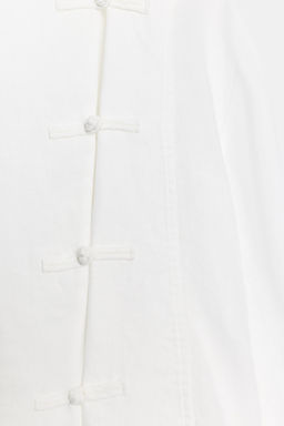 CAMISA ALAMARES LINO 100% ZW COLLECTION / Blanco - Zara фото 7