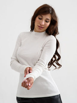 Водолазка кашкорсе рубчик Хлопок 95% лайкра 5%(стойка) - Оптима фото 32