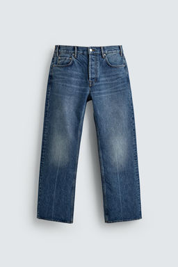 JEANS STRAIGHT FIT BOOTCUT AARON LEVINE X ZARA / Azul medio  фото 7