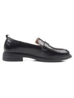03-PDEB102-3 BLACK Лоферы женские (натуральная кожа)