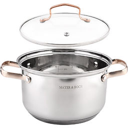 40457 Набор кастрюль 2л+2,8л+3,8л нерж/ст с зол.ручками MB(х4) - Mayer&boch фото 2