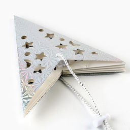 Новогоднее ёлочное украшение звезда с гирляндой «Космическое небо», 45×45 см, модель G-12