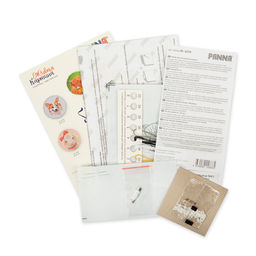 Набор для вышивания PANNA Живая картина JK-2219 Брошь. Лисичка 5 х 5 см