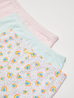 Beli Lastikli Pamuklu K?z ?ocuk Boxer 3l? - Waikiki фото 2