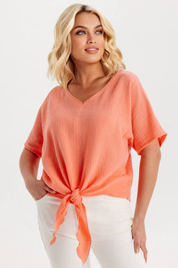 Блузка 4418/02/Коралловый - Rise фото 3
