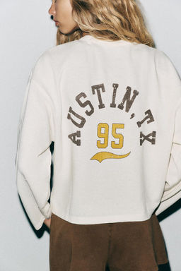 SLOGAN SWEATSHIRT - Zara фото 4