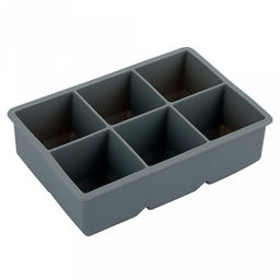 Форма для льда "Linea Silicone" 16х11x4,8см, 6 ячеек, силикон, "Regent" (Китай)