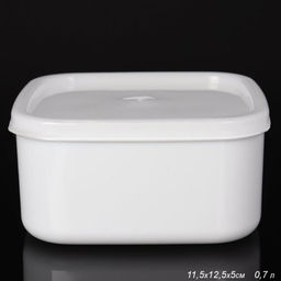 Салатник с крышкой 0,7 л / 2465-700 /уп 144/ Пластик АКЦИЯ - Галеонтрейд фото 2