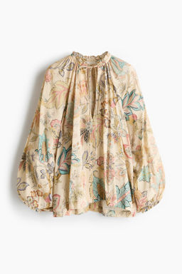 Blusa oversize en mezcla de algod?n - H&m фото 2