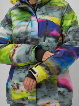Горнолыжный костюм женский большого размера разноцветный 02278Rz - Chunmai фото 13